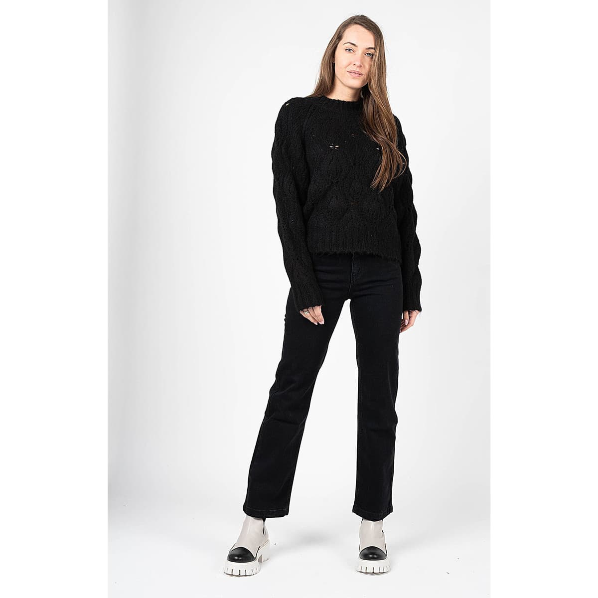 Women's Pants Silvian Heach Black