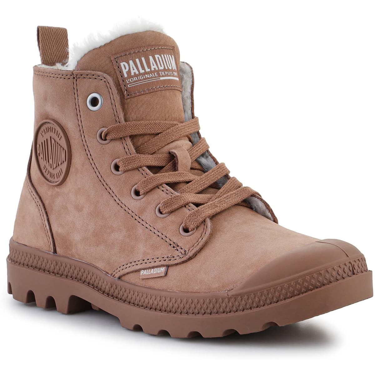 Μπότες Palladium Pampa HI ZIP WL NUDE BROWN 95982-254-M