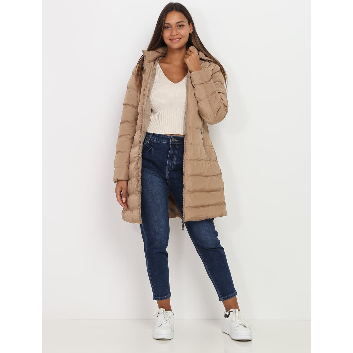 Women's Coats La Modeuse Beige