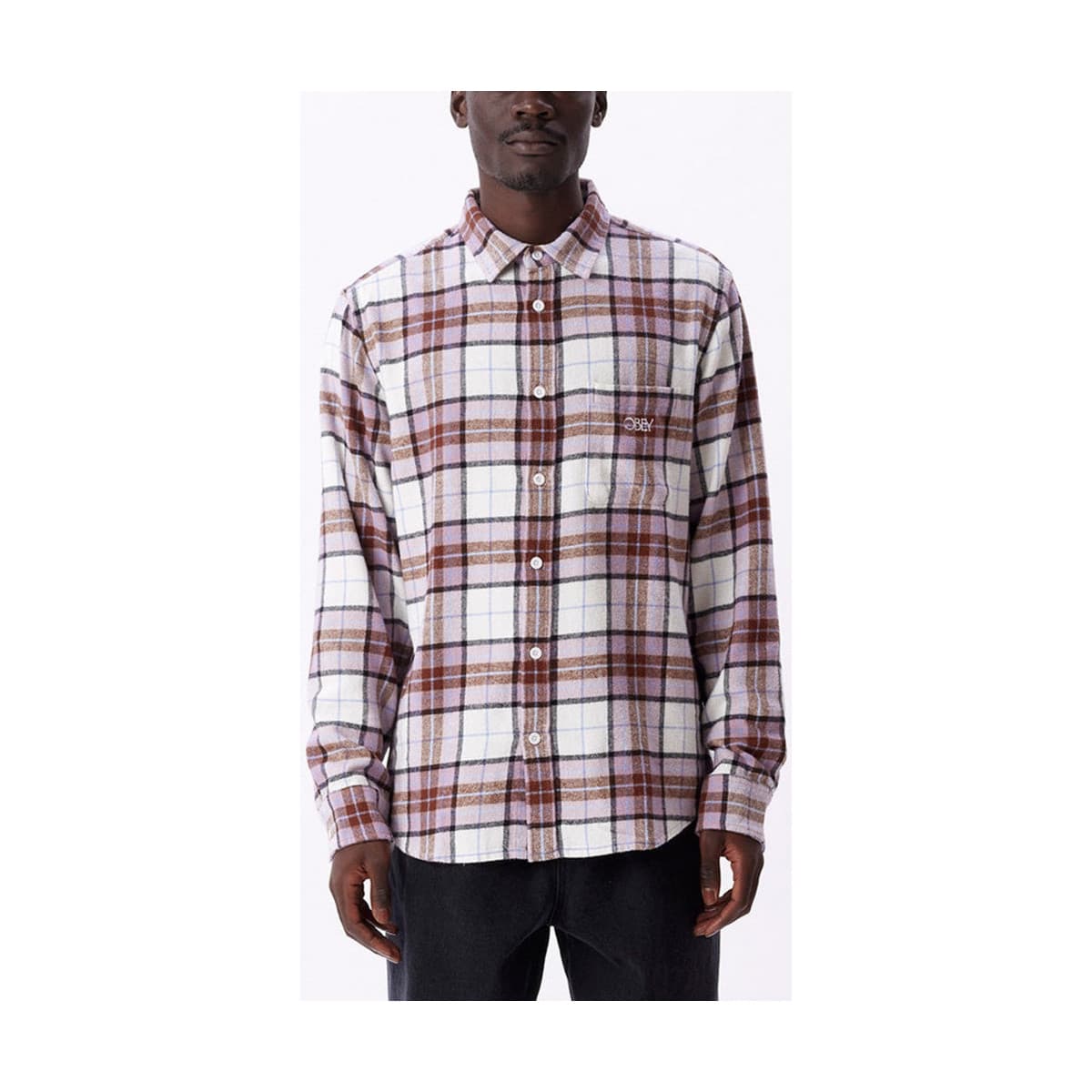 Men's Shirts Obey Beige