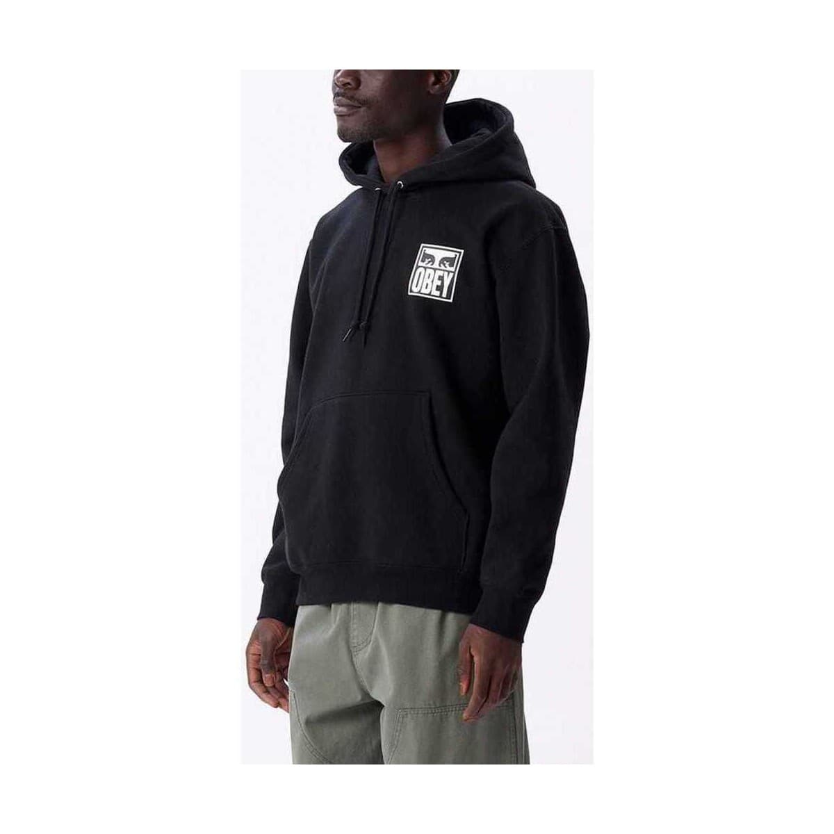 Men's Sweatshirts Obey Black