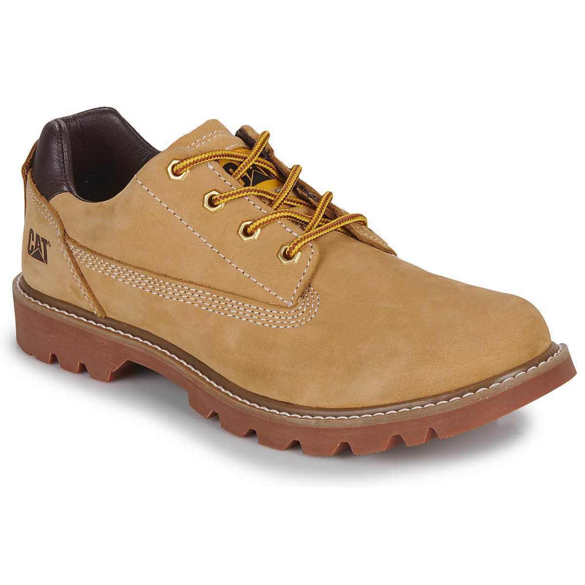 Men's Derby Shoes Caterpillar Beige