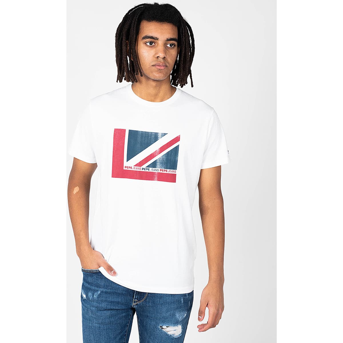 Men's T-Shirts Pepe Jeans White