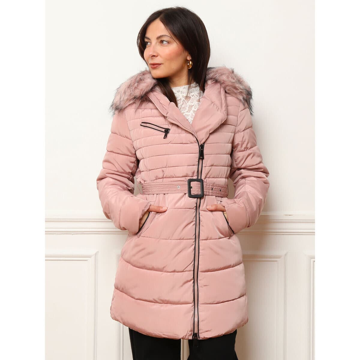Women's Coats La Modeuse Pink