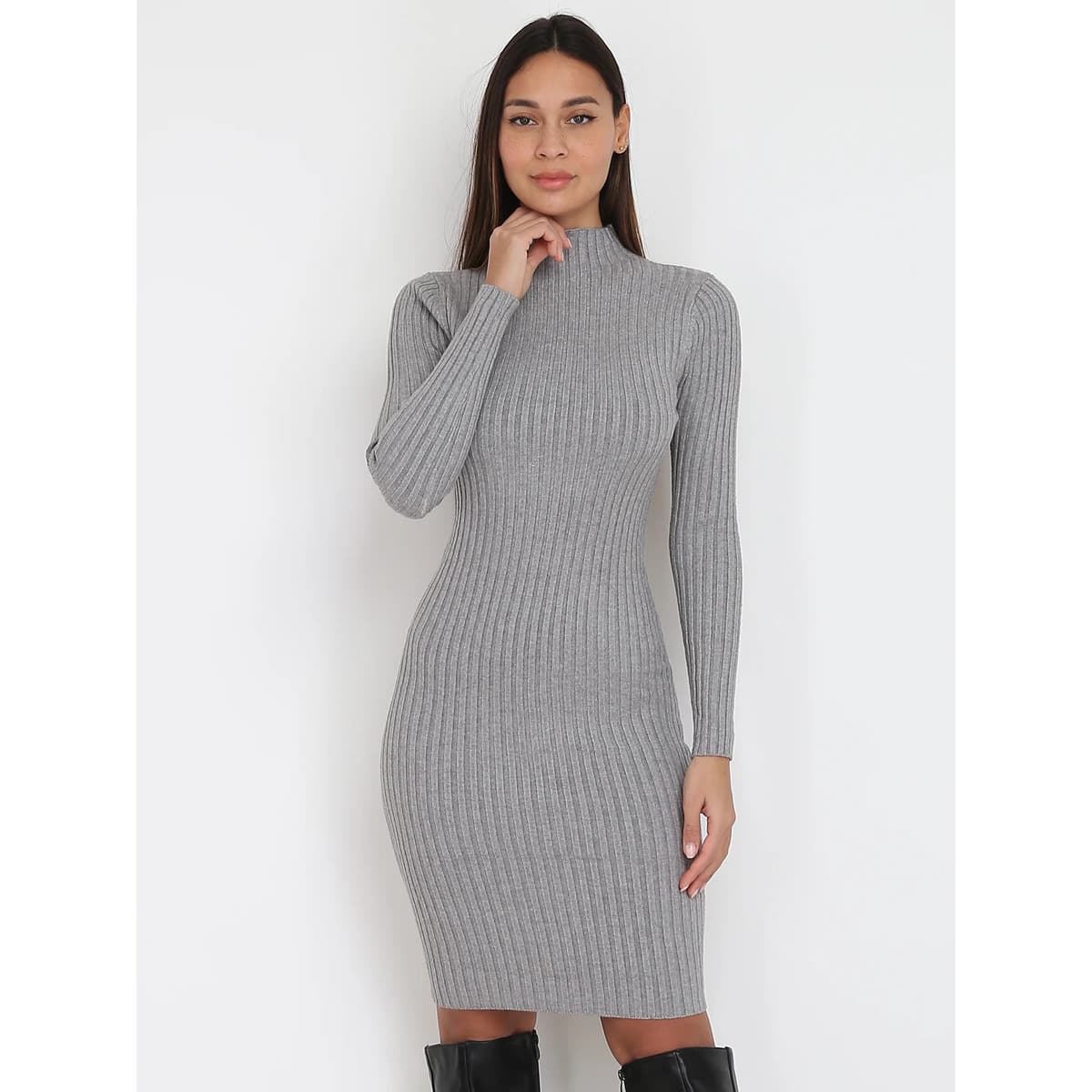 Women's Dresses La Modeuse Gray