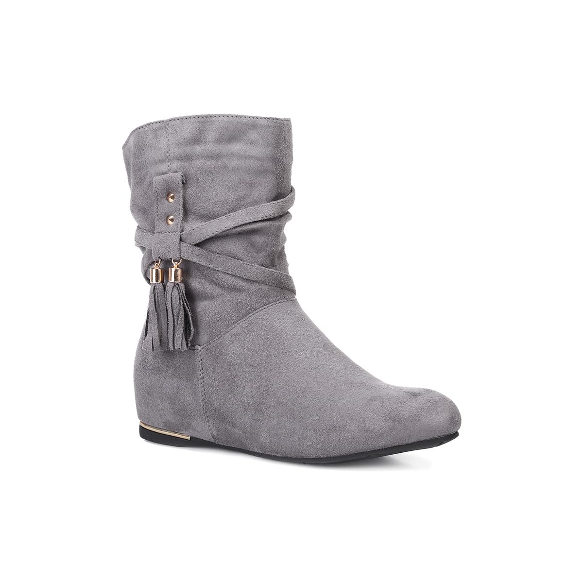 Women's Ankle Boots La Modeuse Gray