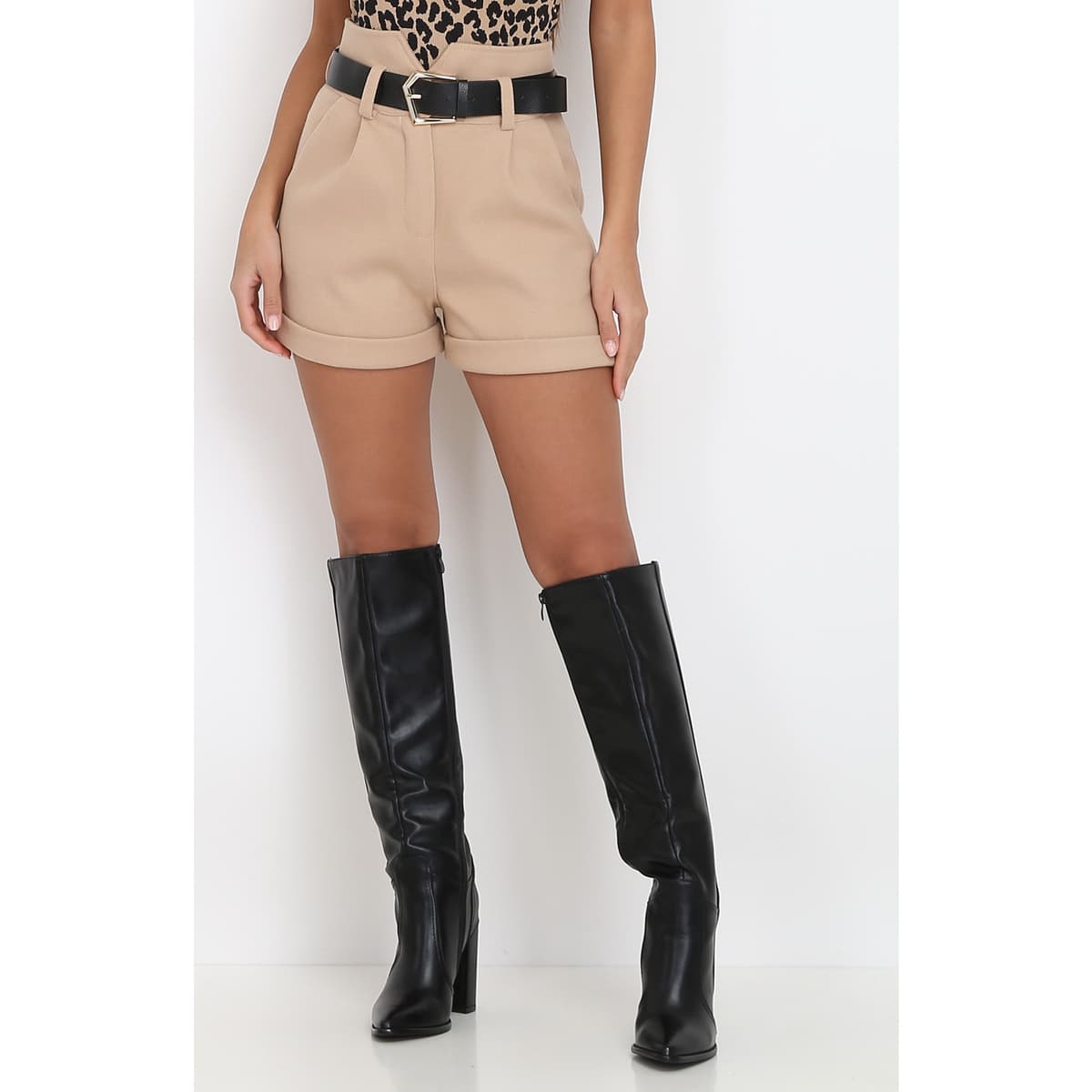 Women's Shorts La Modeuse Beige