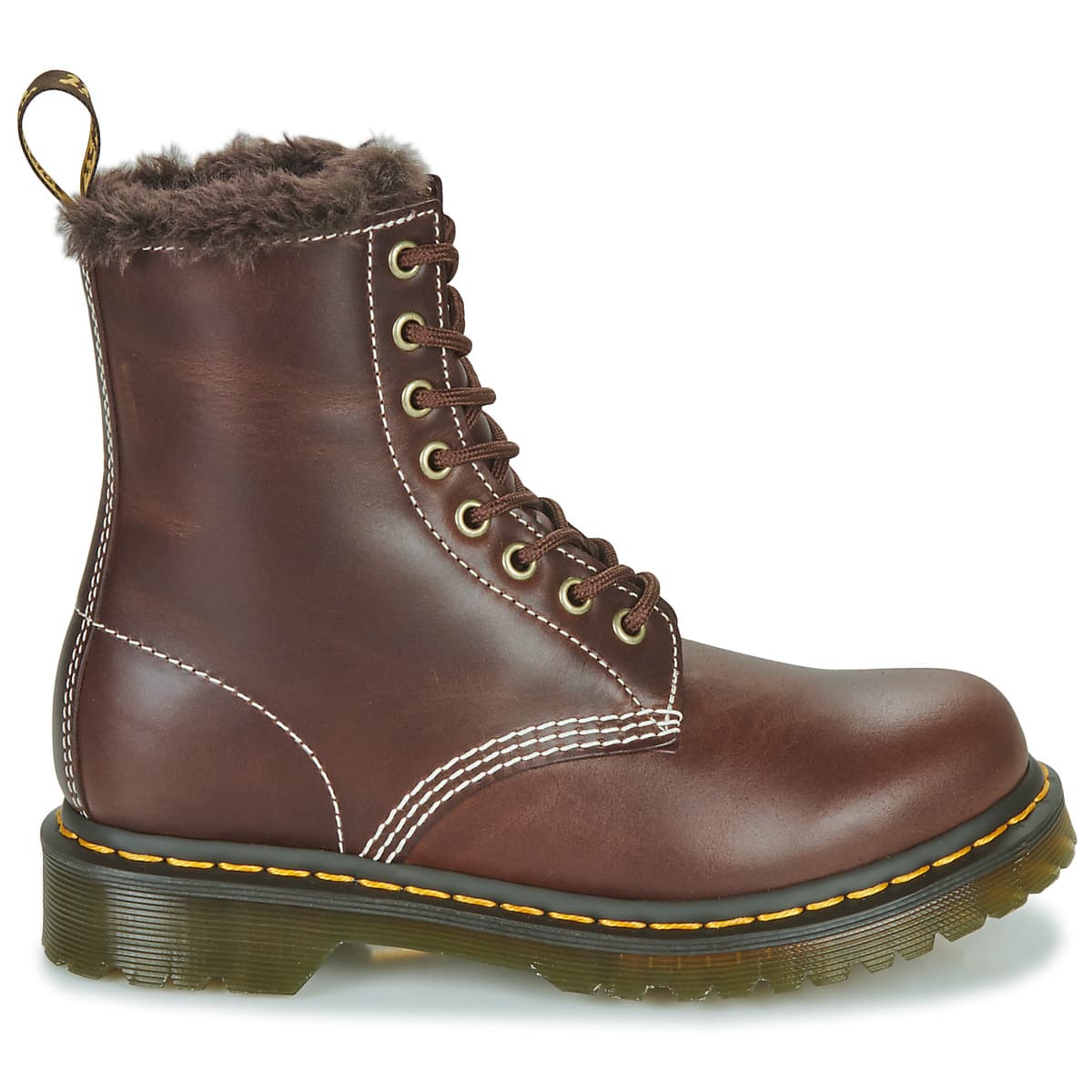 Women's Boots Dr. Martens Brown