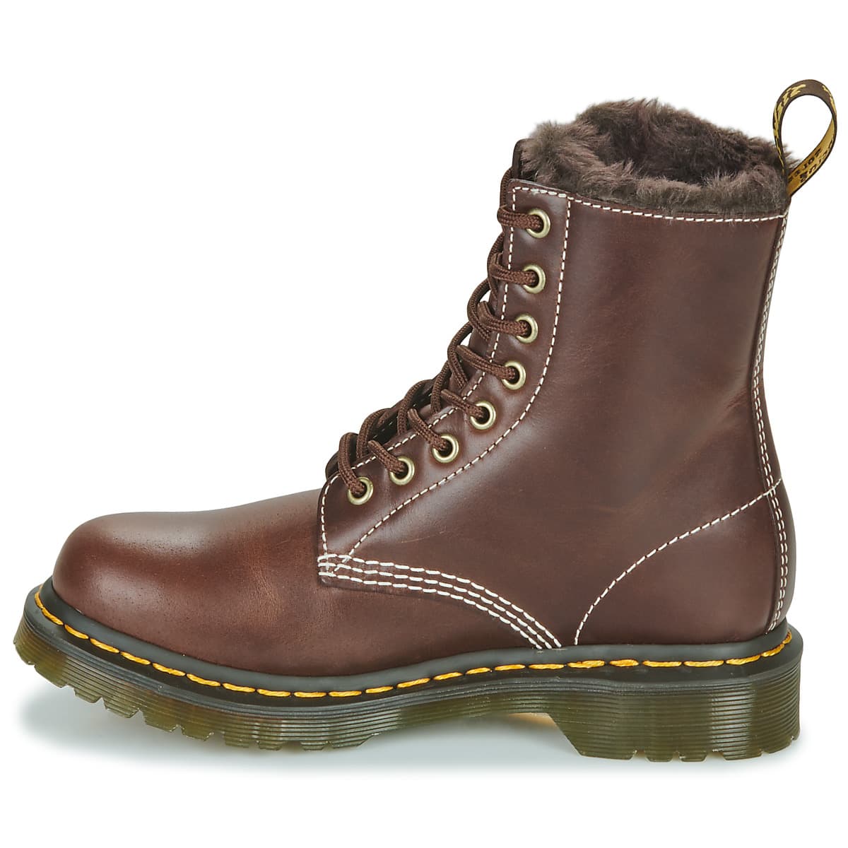 Women's Boots Dr. Martens Brown