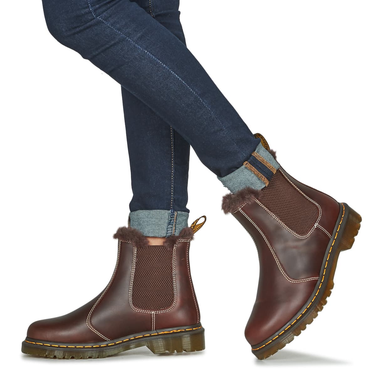 Women's Boots Dr. Martens Brown