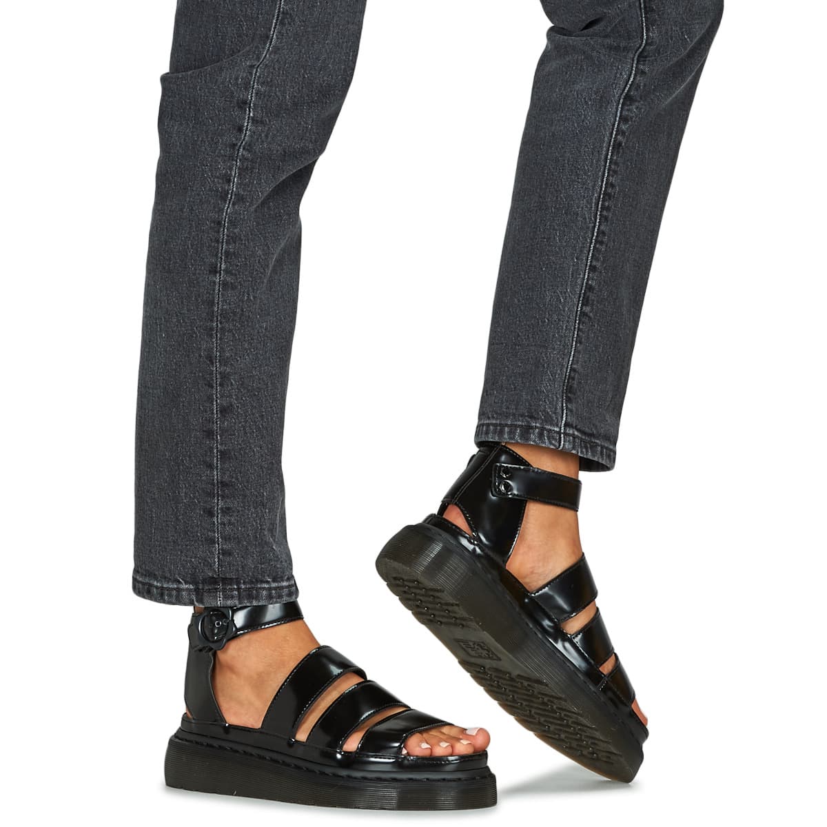 Women's Platforms Dr. Martens Black