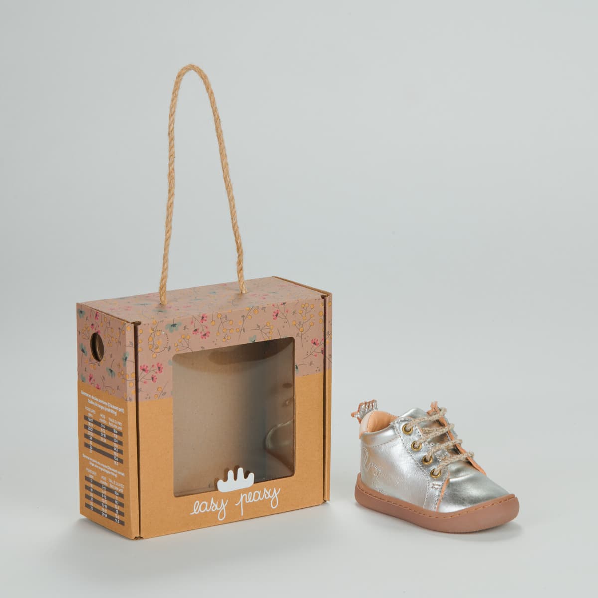 Boys' Sneakers Easy Peasy Silver