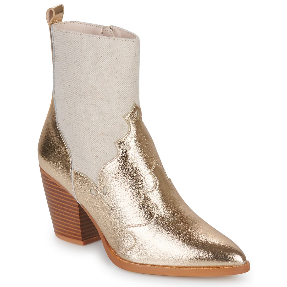 Women's Ankle Boots Vanessa Wu Gold