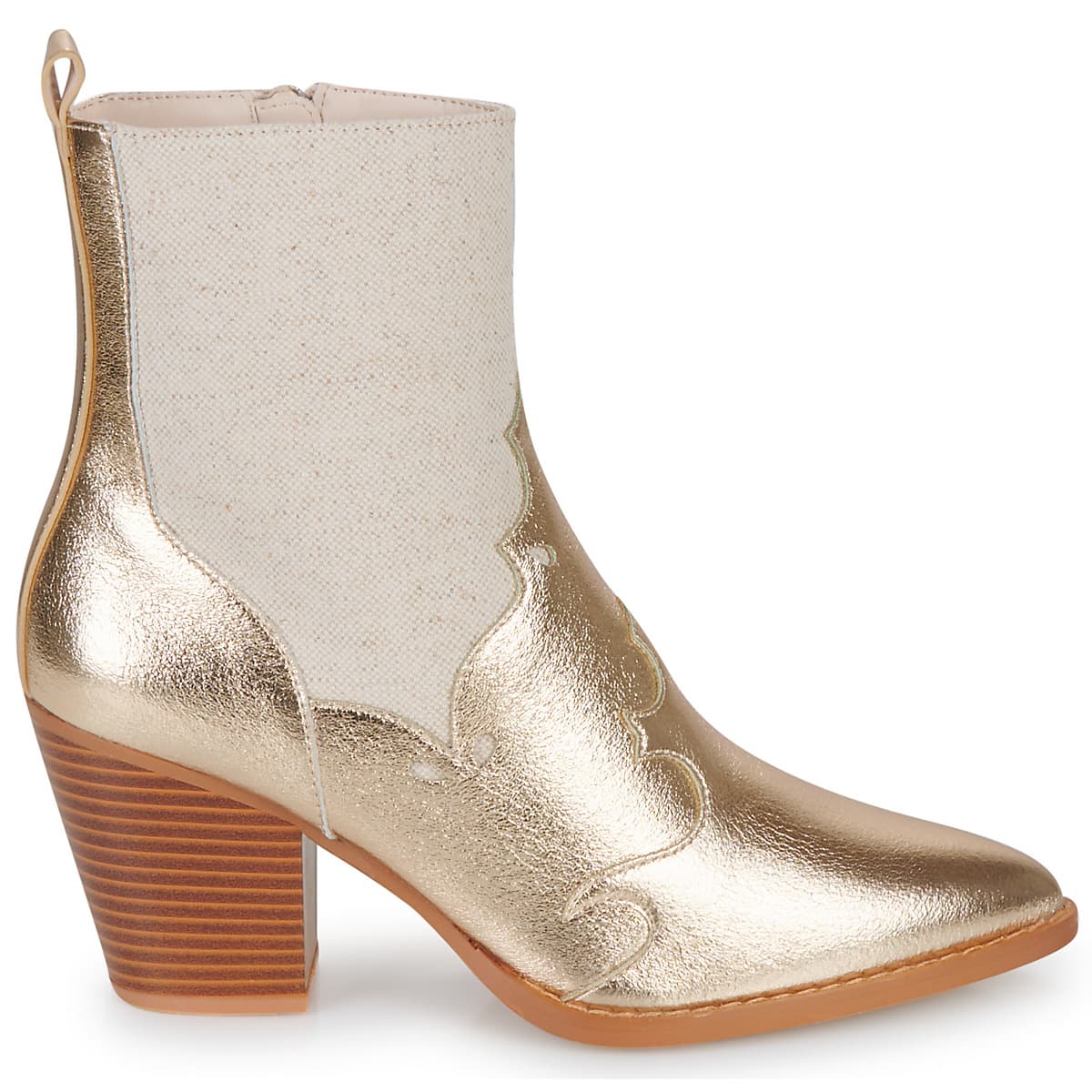 Women's Ankle Boots Vanessa Wu Gold