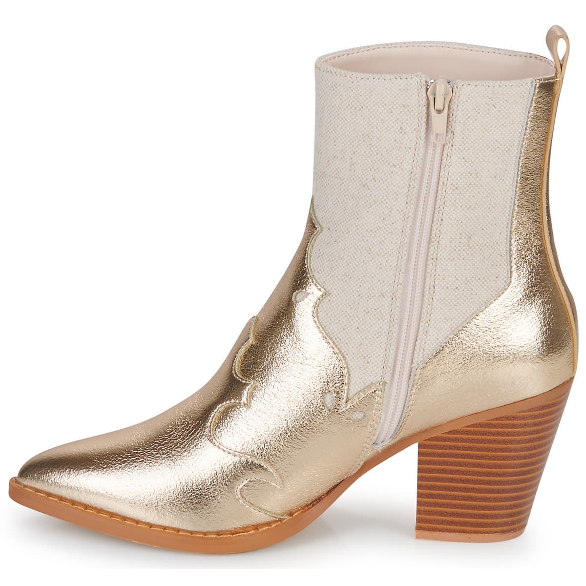 Women's Ankle Boots Vanessa Wu Gold