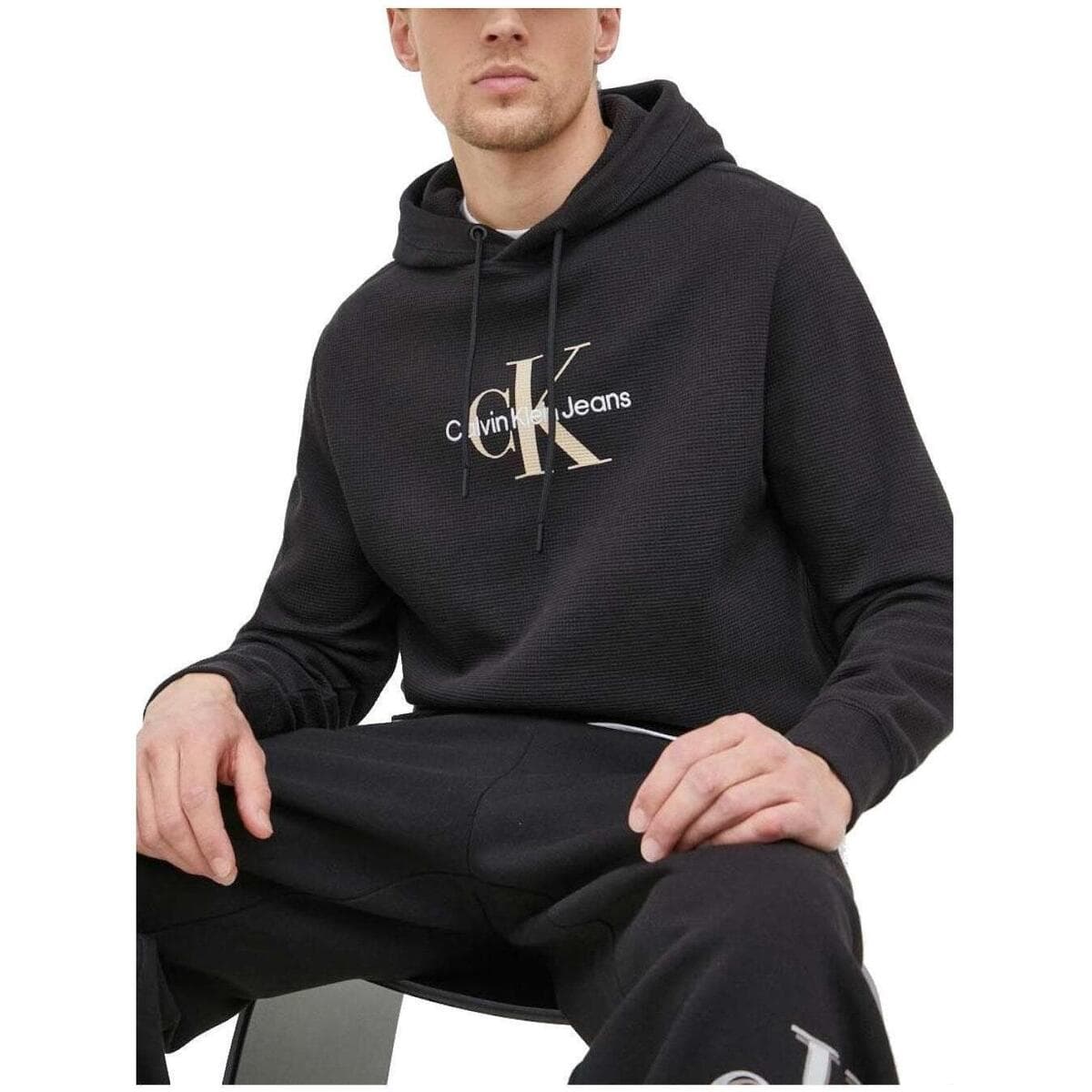 T-shirt με κουκούλα Calvin Klein Jeans J30J322701 BEH