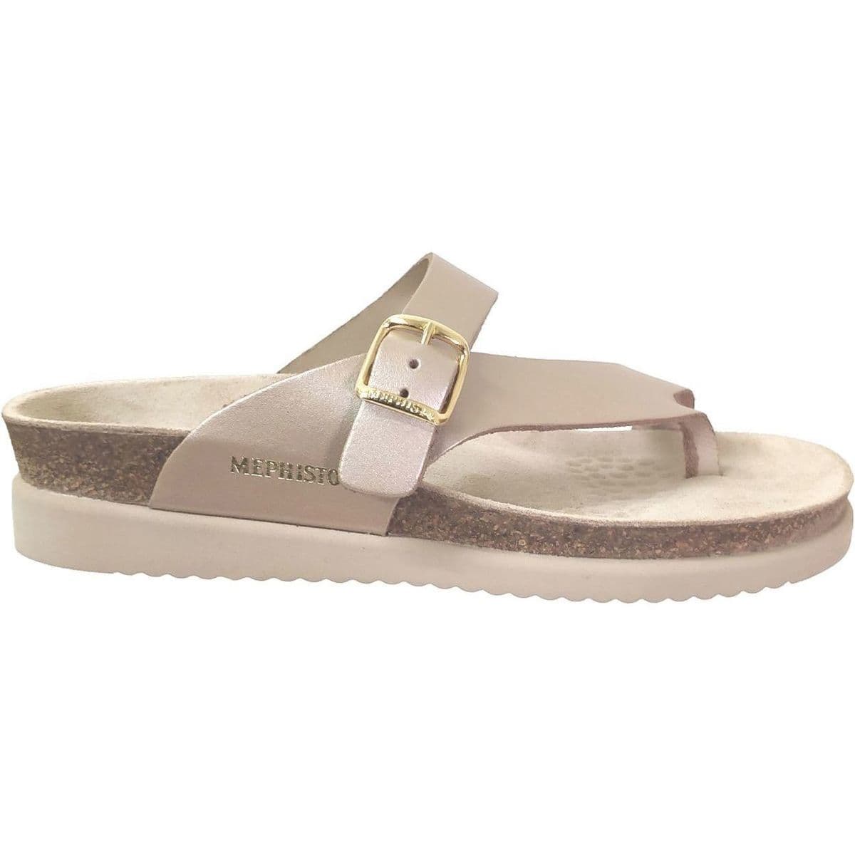 Women's Flip Flops Mephisto Gold