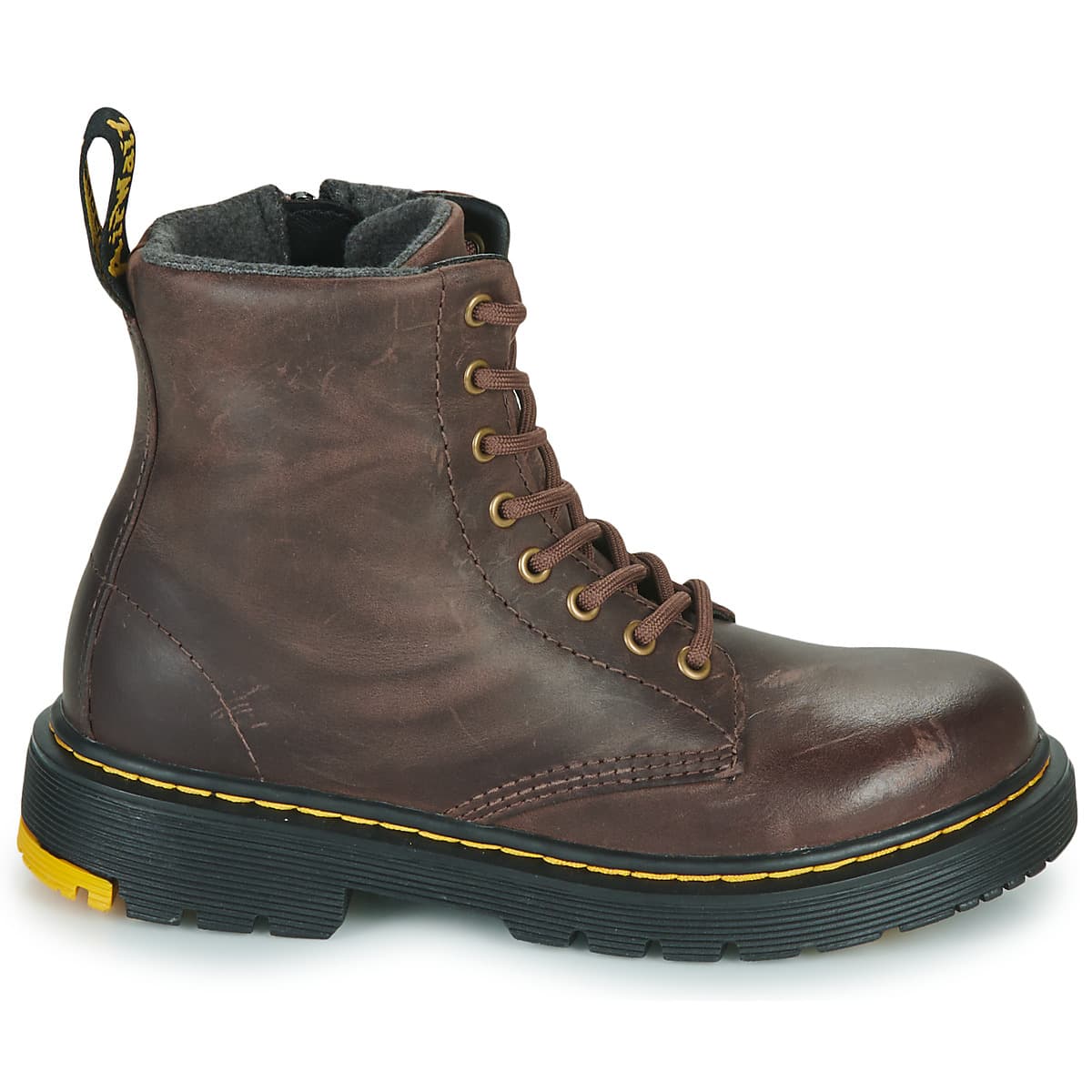 Boys' Boots Dr. Martens Brown