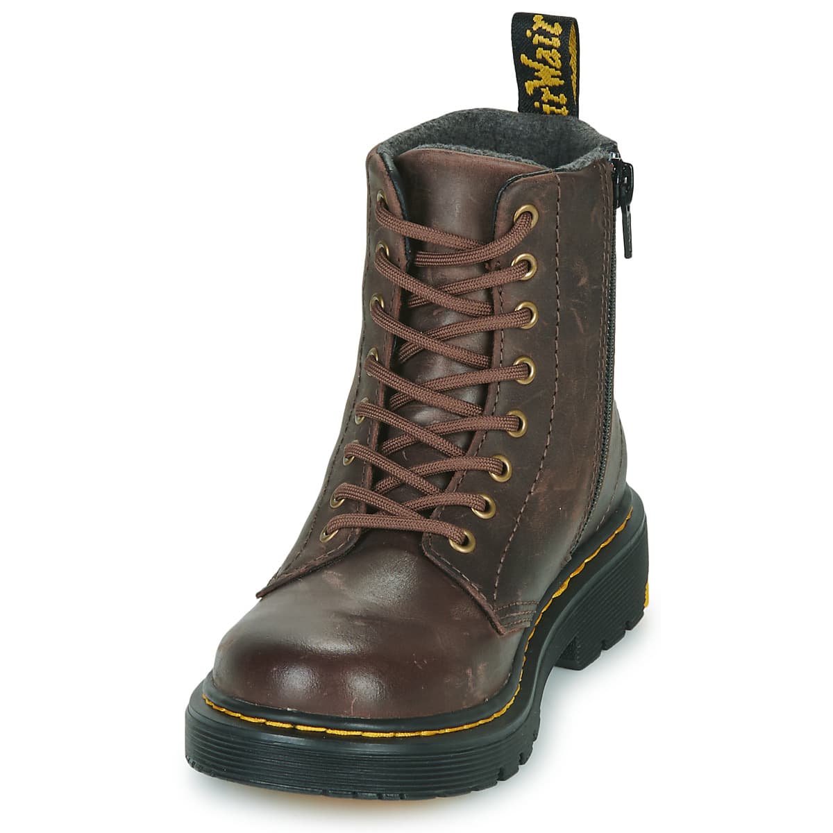 Boys' Boots Dr. Martens Brown