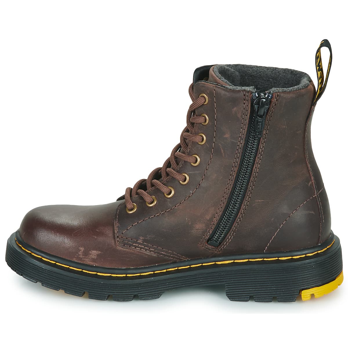 Boys' Boots Dr. Martens Brown