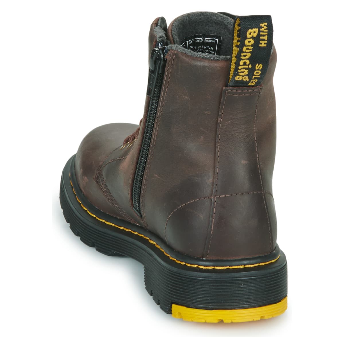 Boys' Boots Dr. Martens Brown
