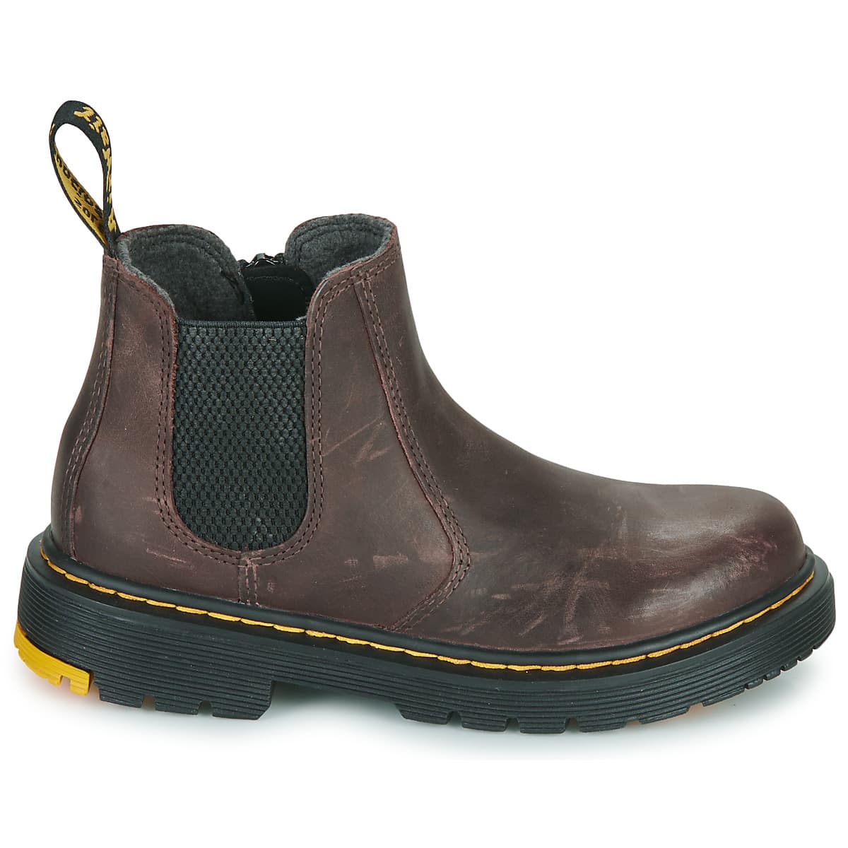 Boys' Boots Dr. Martens Brown