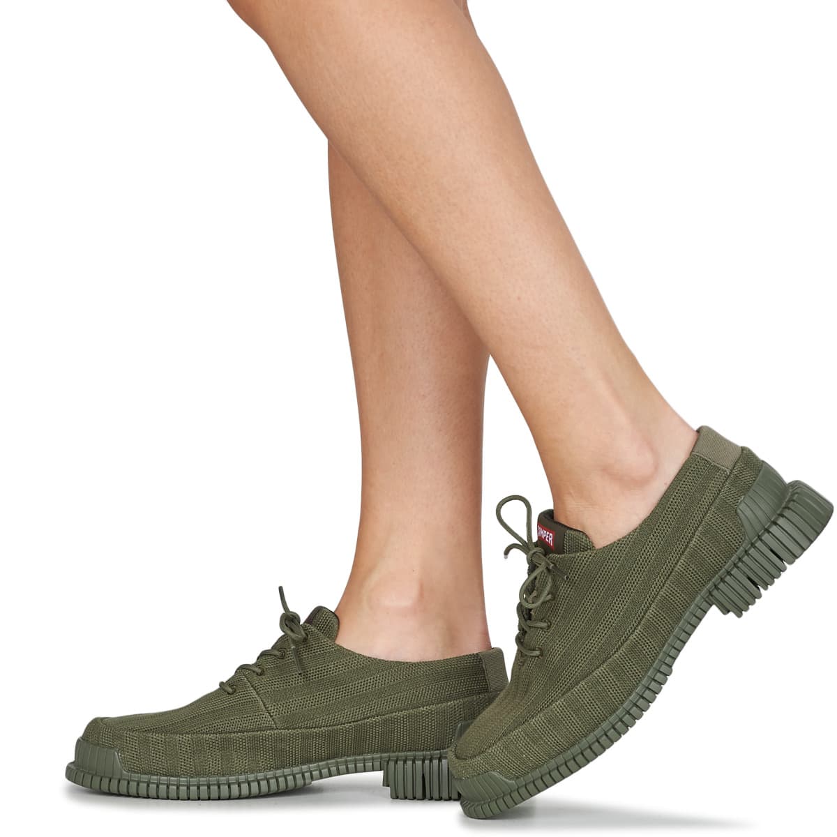Women's Derby Shoes Camper Khaki