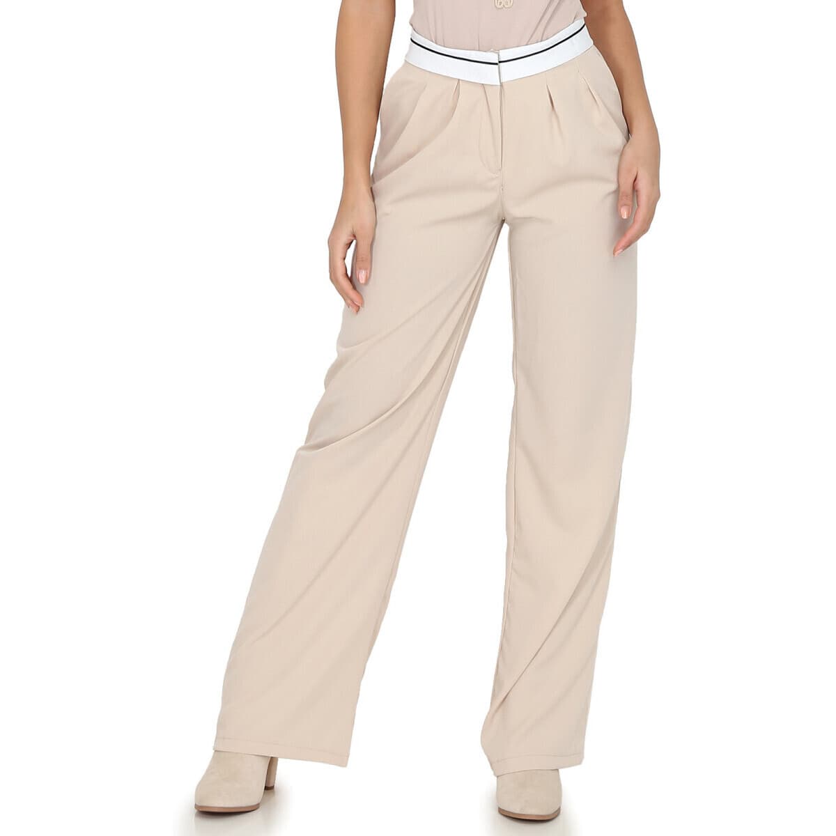 Women's Pants La Modeuse Beige