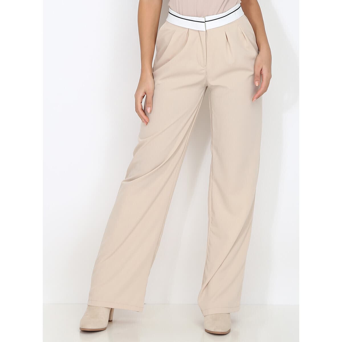 Women's Pants La Modeuse Beige