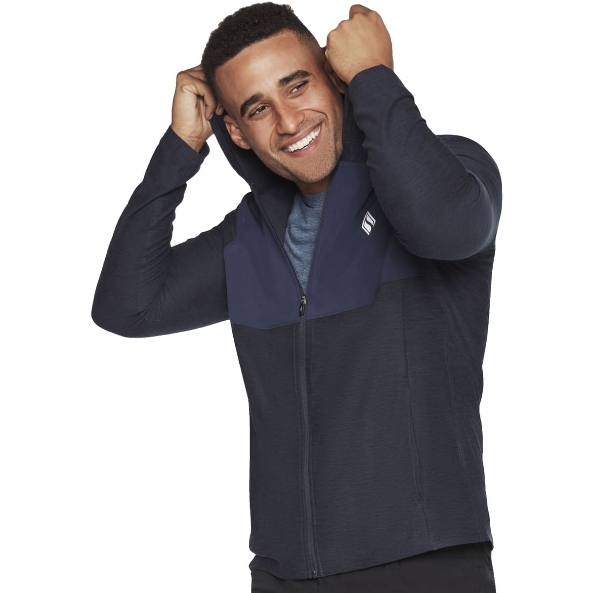 Men's Cardigans Skechers Blue