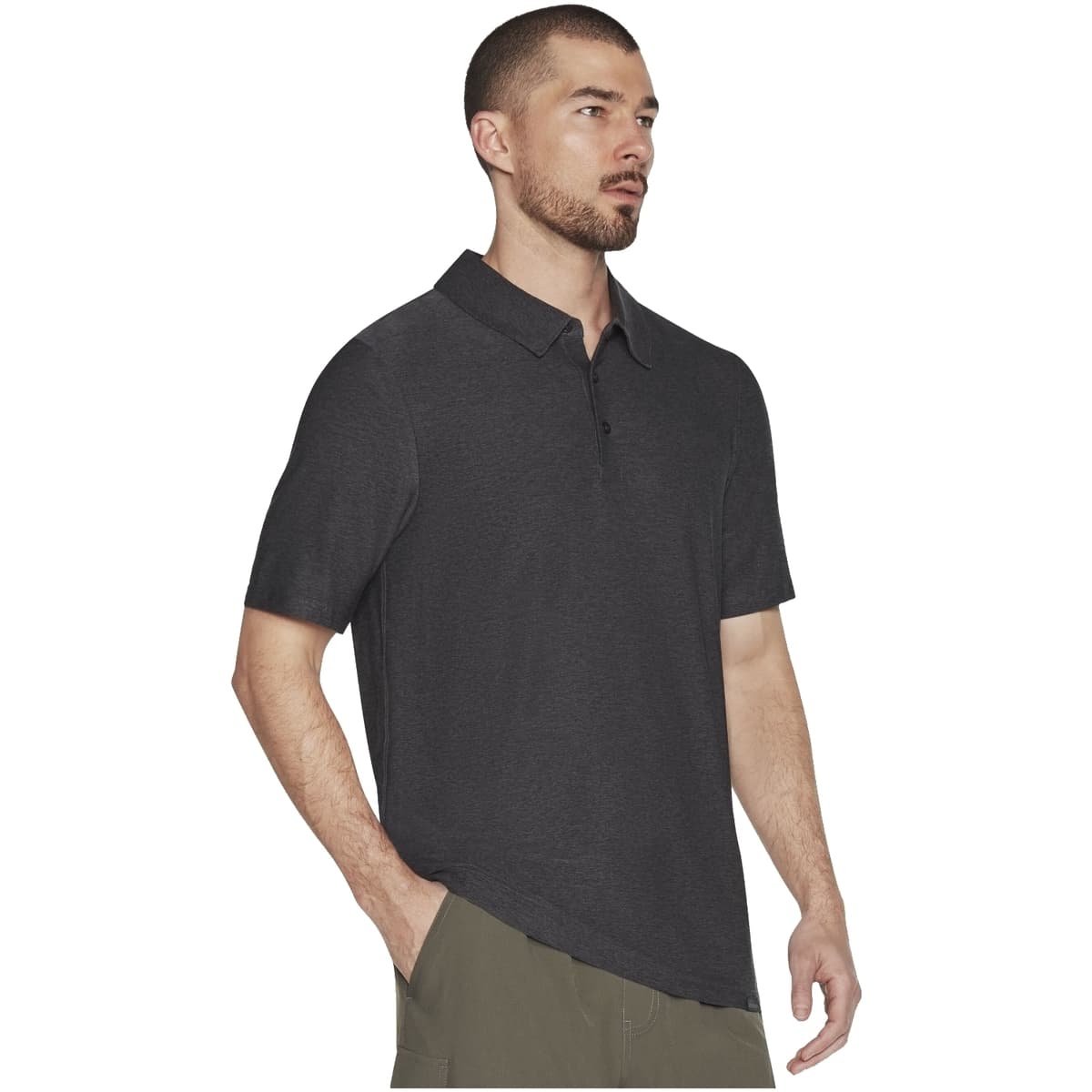 Men's Polo Shirts Skechers Gray