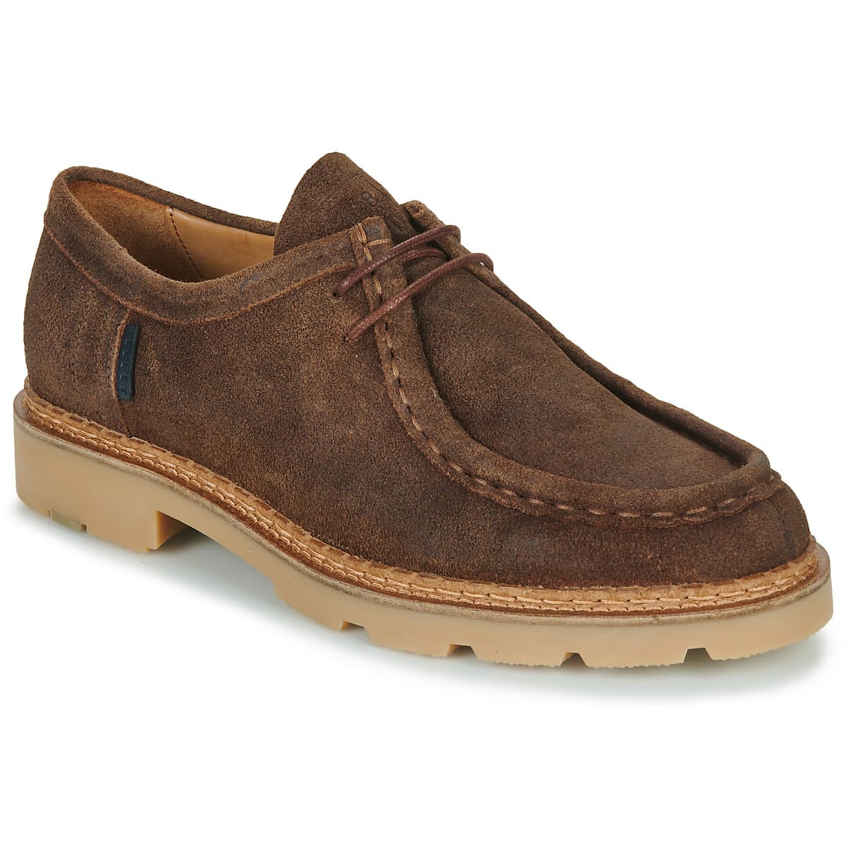 Men's Derby Shoes Pellet Brown
