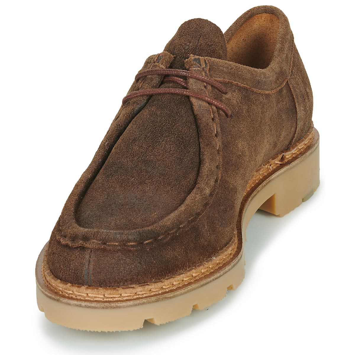 Men's Derby Shoes Pellet Brown