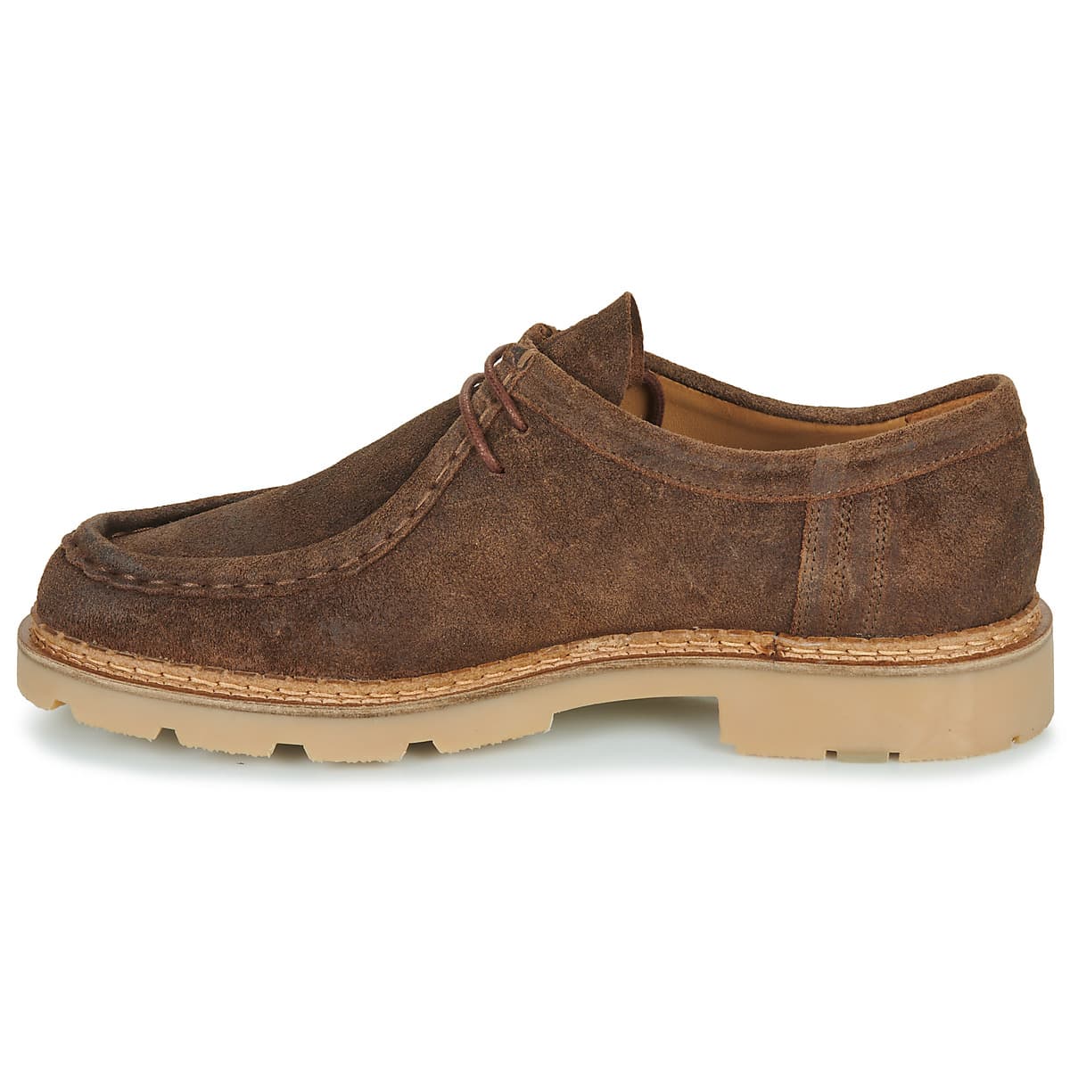 Men's Derby Shoes Pellet Brown