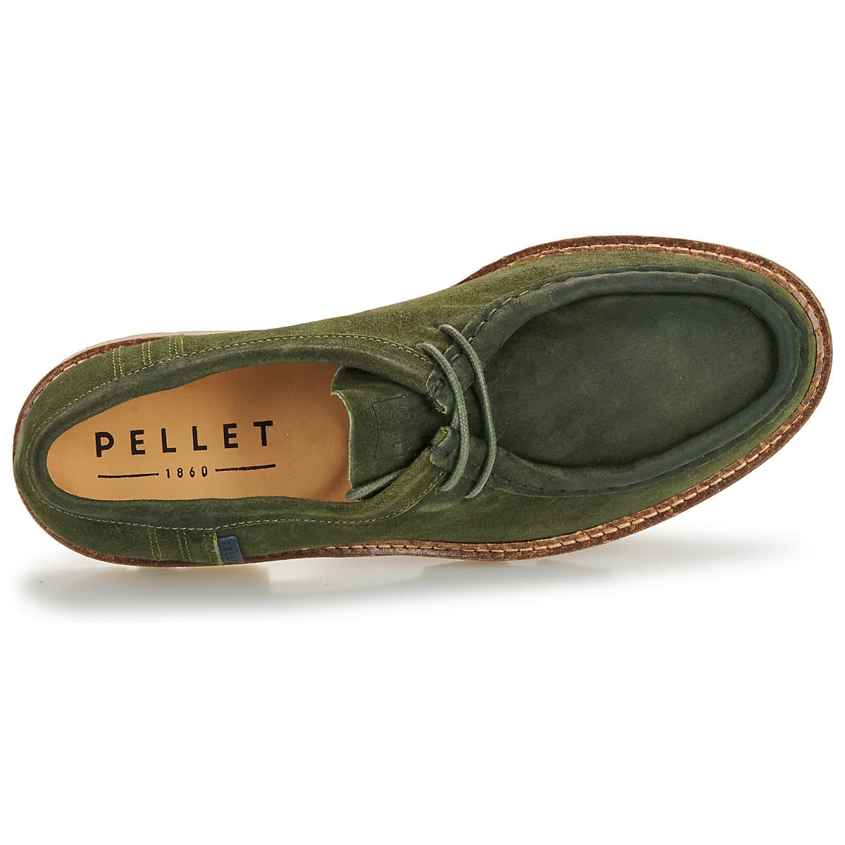Men's Derby Shoes Pellet Green