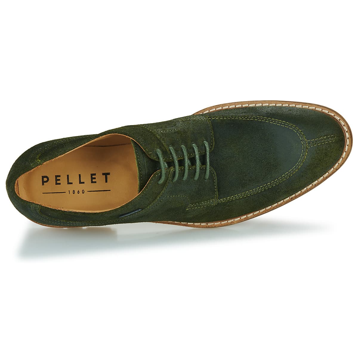 Men's Derby Shoes Pellet Green