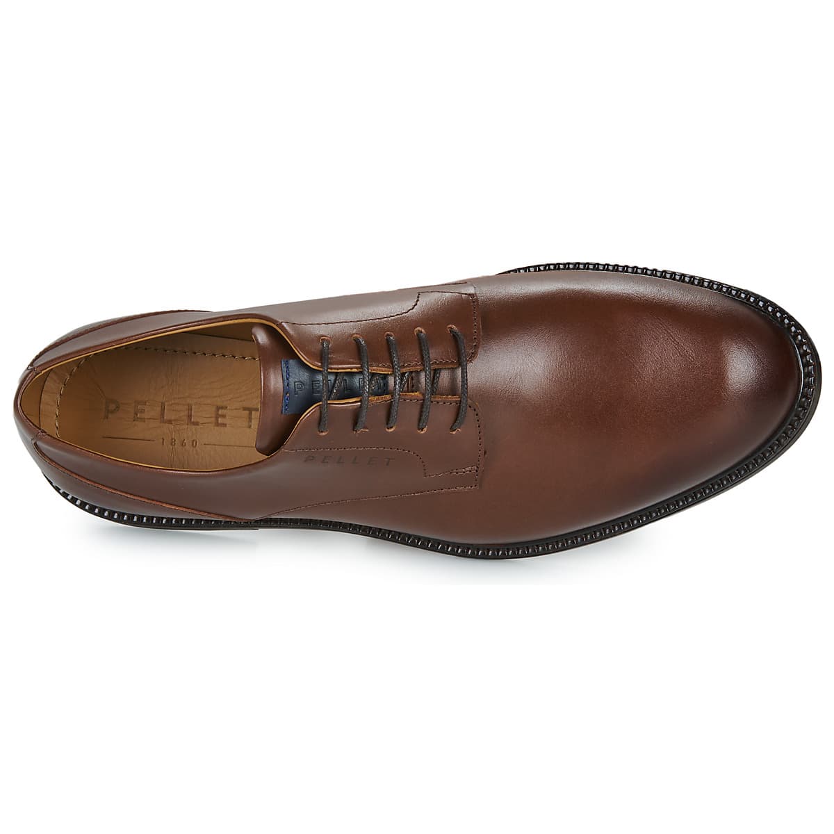 Men's Derby Shoes Pellet Brown