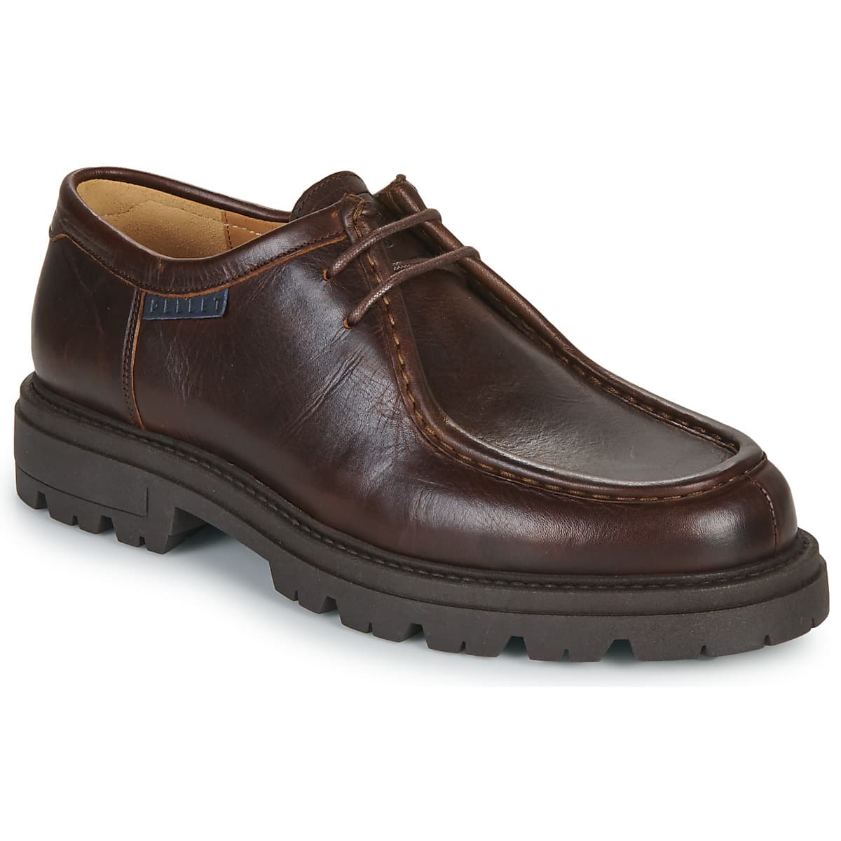 Men's Derby Shoes Pellet Brown