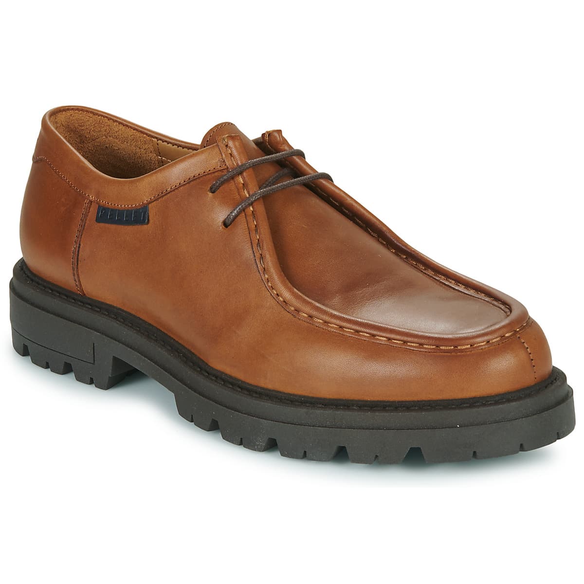 Men's Derby Shoes Pellet Brown