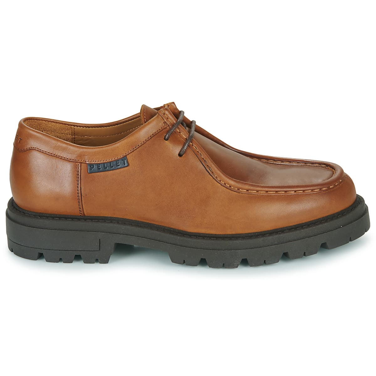 Men's Derby Shoes Pellet Brown