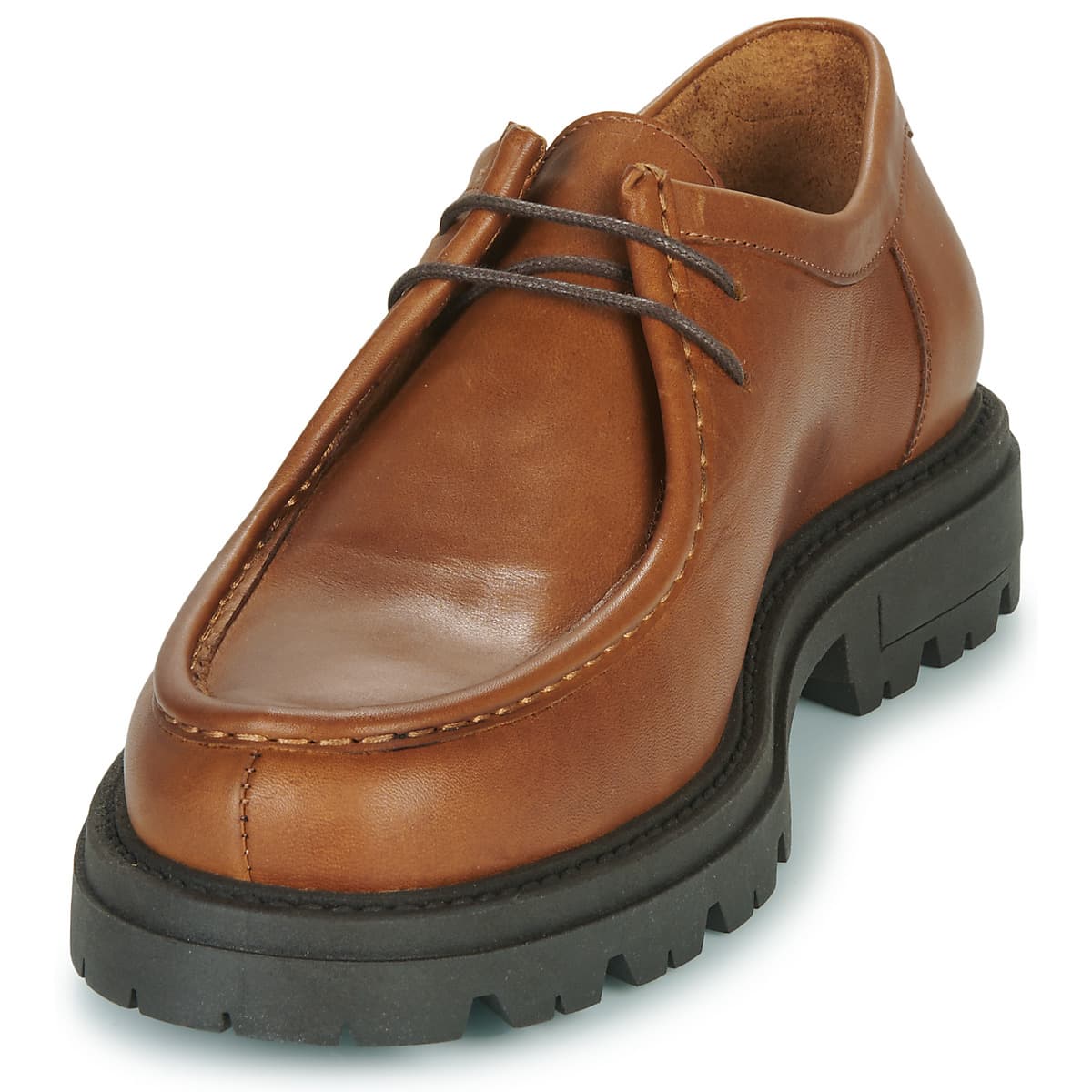 Men's Derby Shoes Pellet Brown