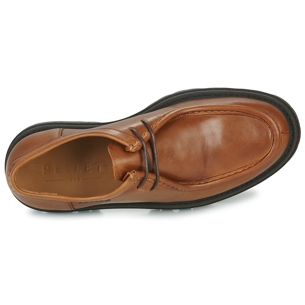 Men's Derby Shoes Pellet Brown