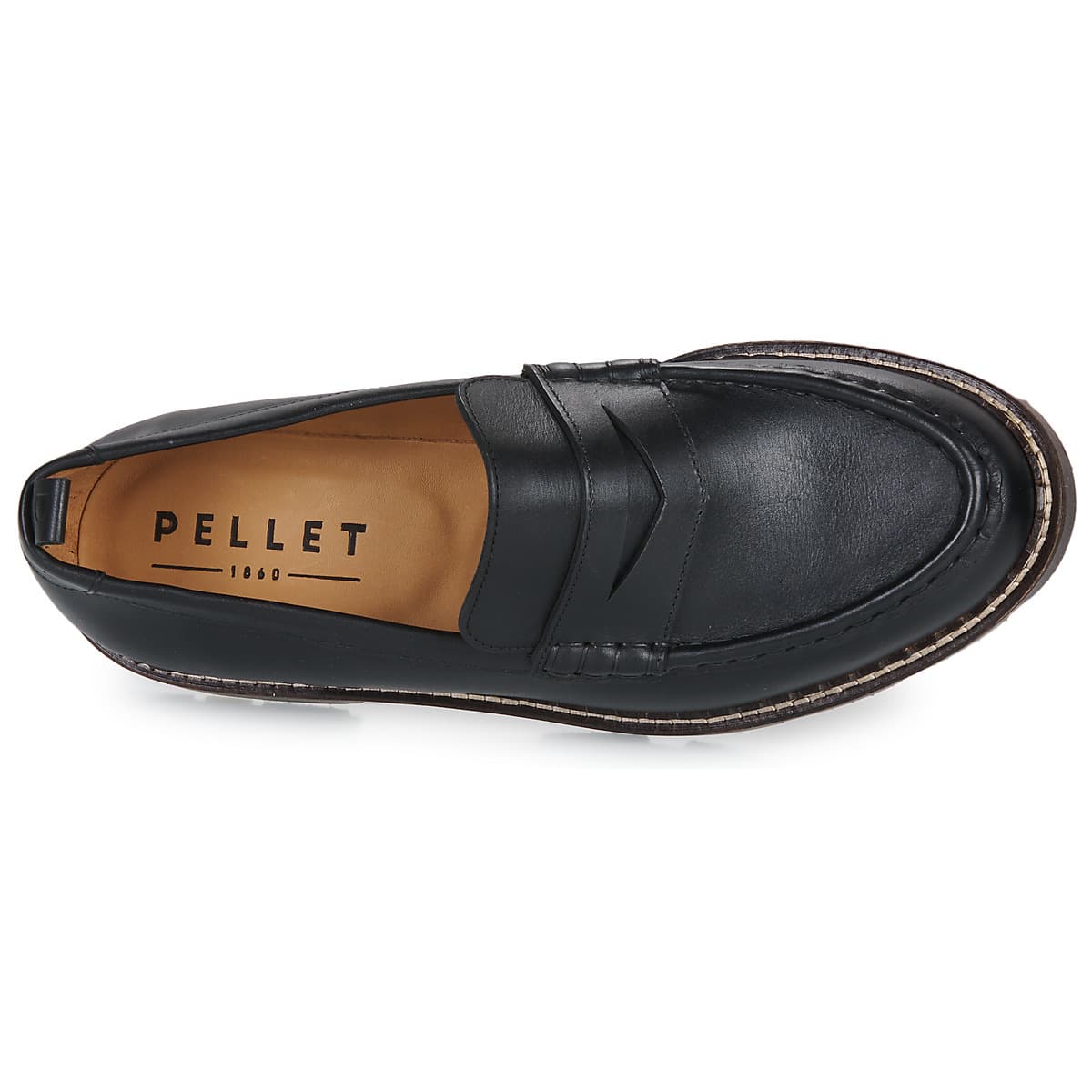 Men's Loafers Pellet Black