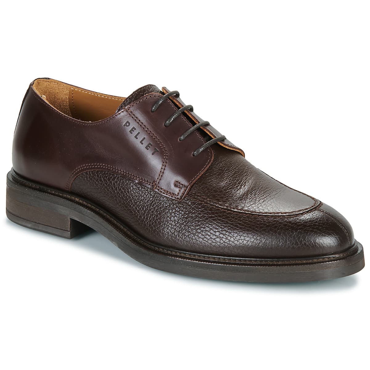 Men's Derby Shoes Pellet Brown