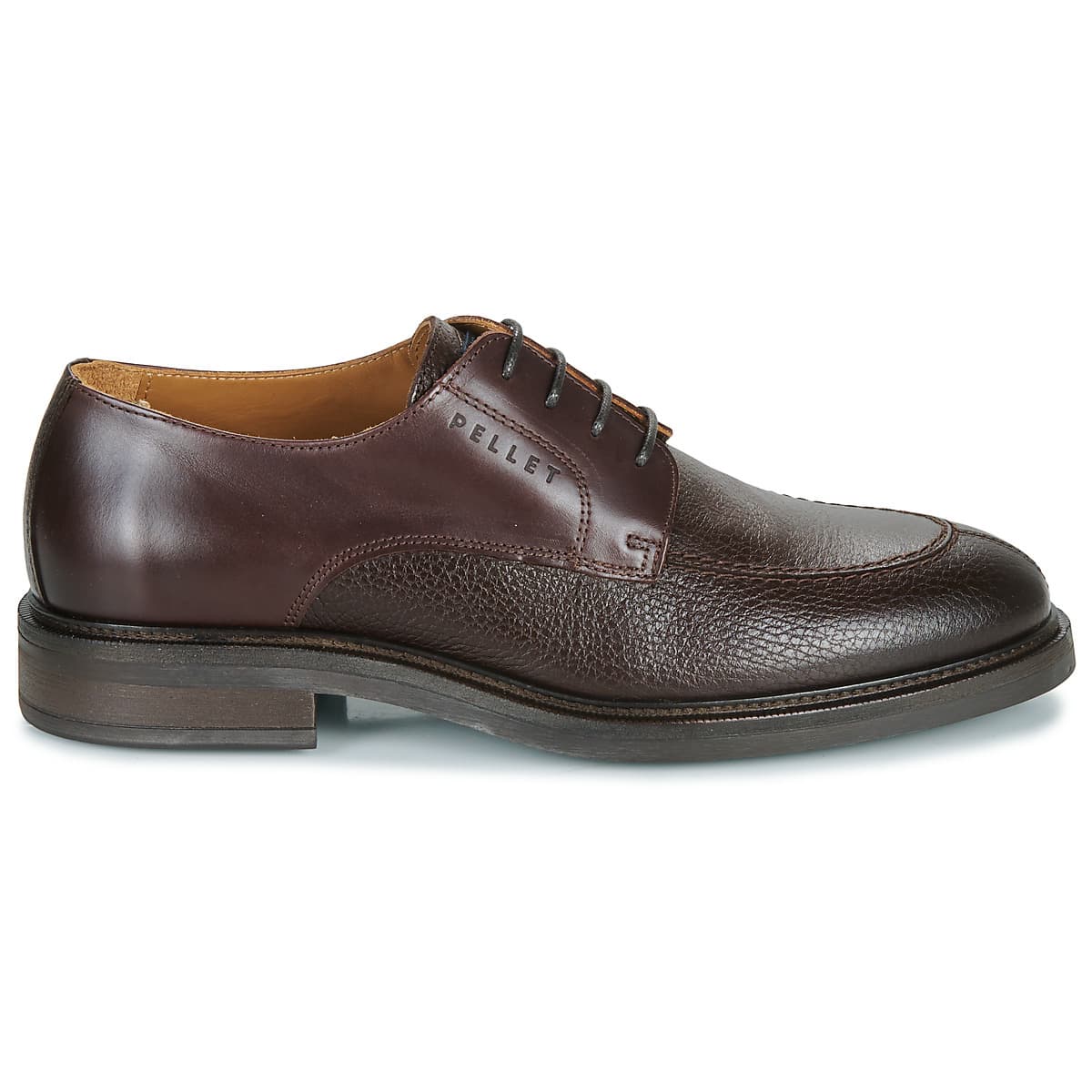 Men's Derby Shoes Pellet Brown