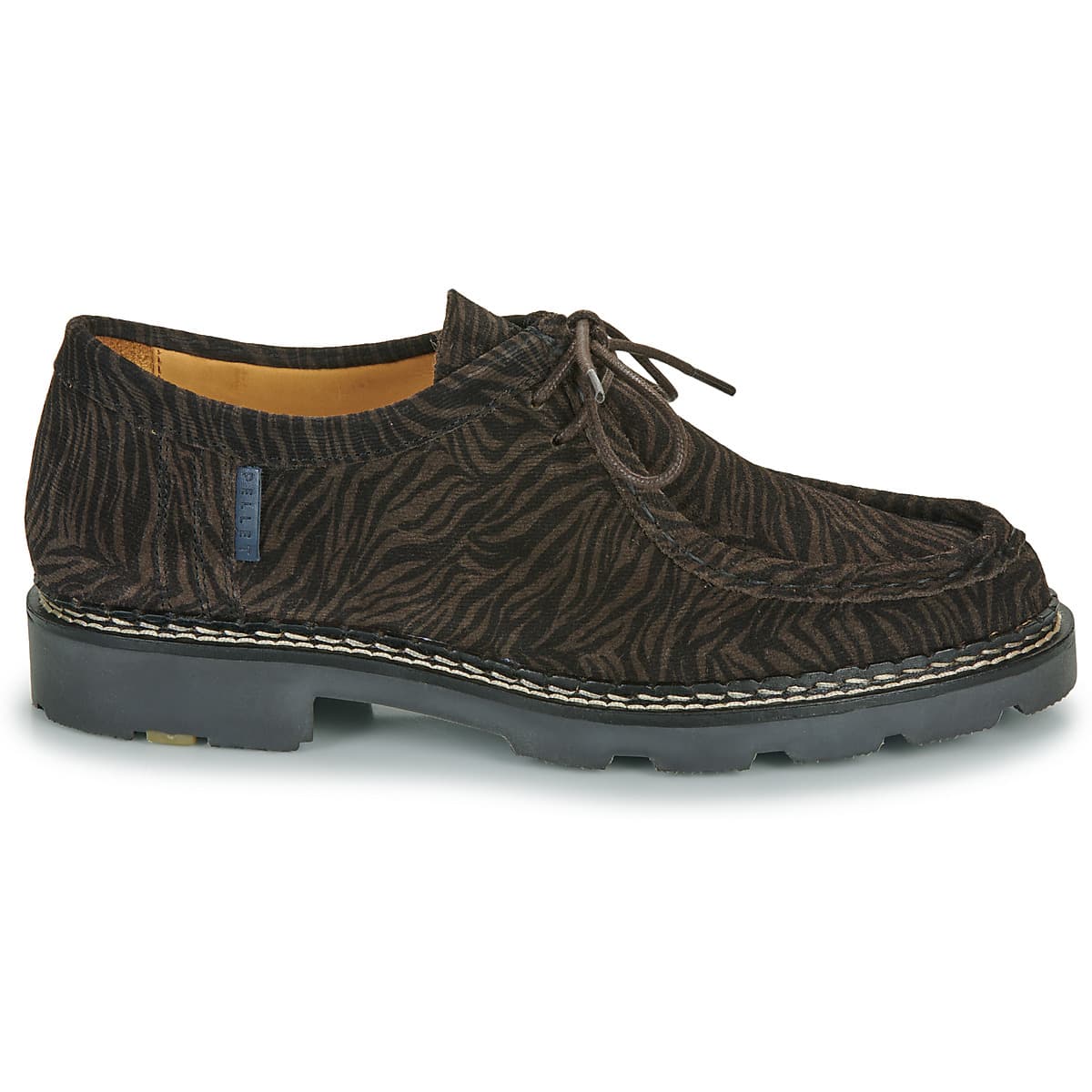 Women's Derby Shoes Pellet Brown