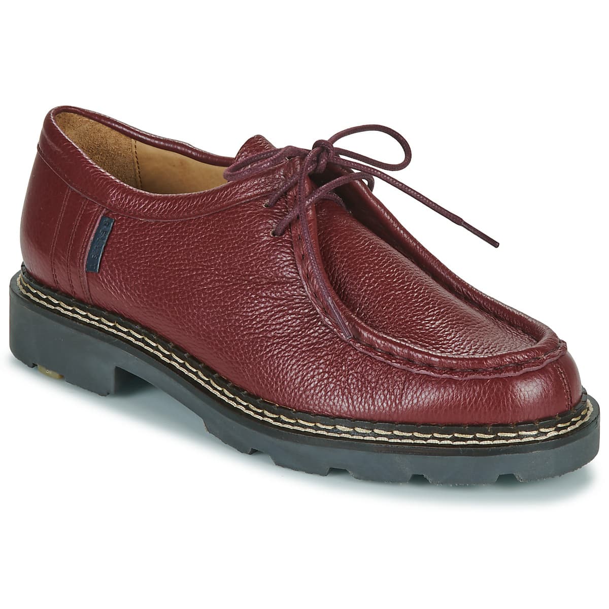 Women's Derby Shoes Pellet Bordeaux