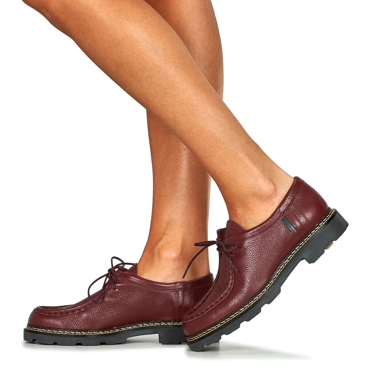 Women's Derby Shoes Pellet Bordeaux