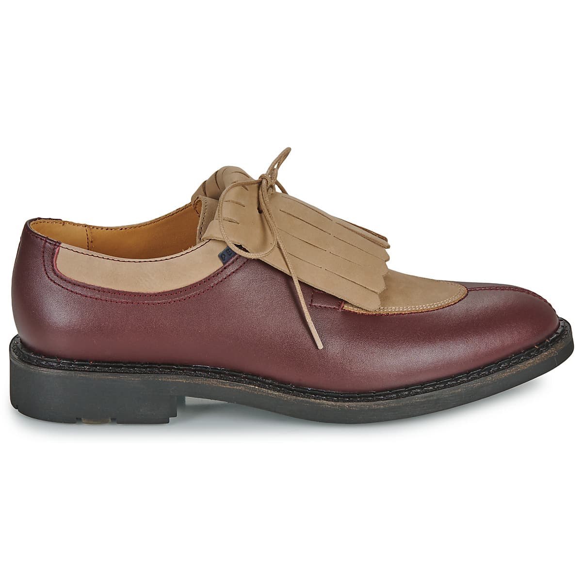 Women's Derby Shoes Pellet Bordeaux