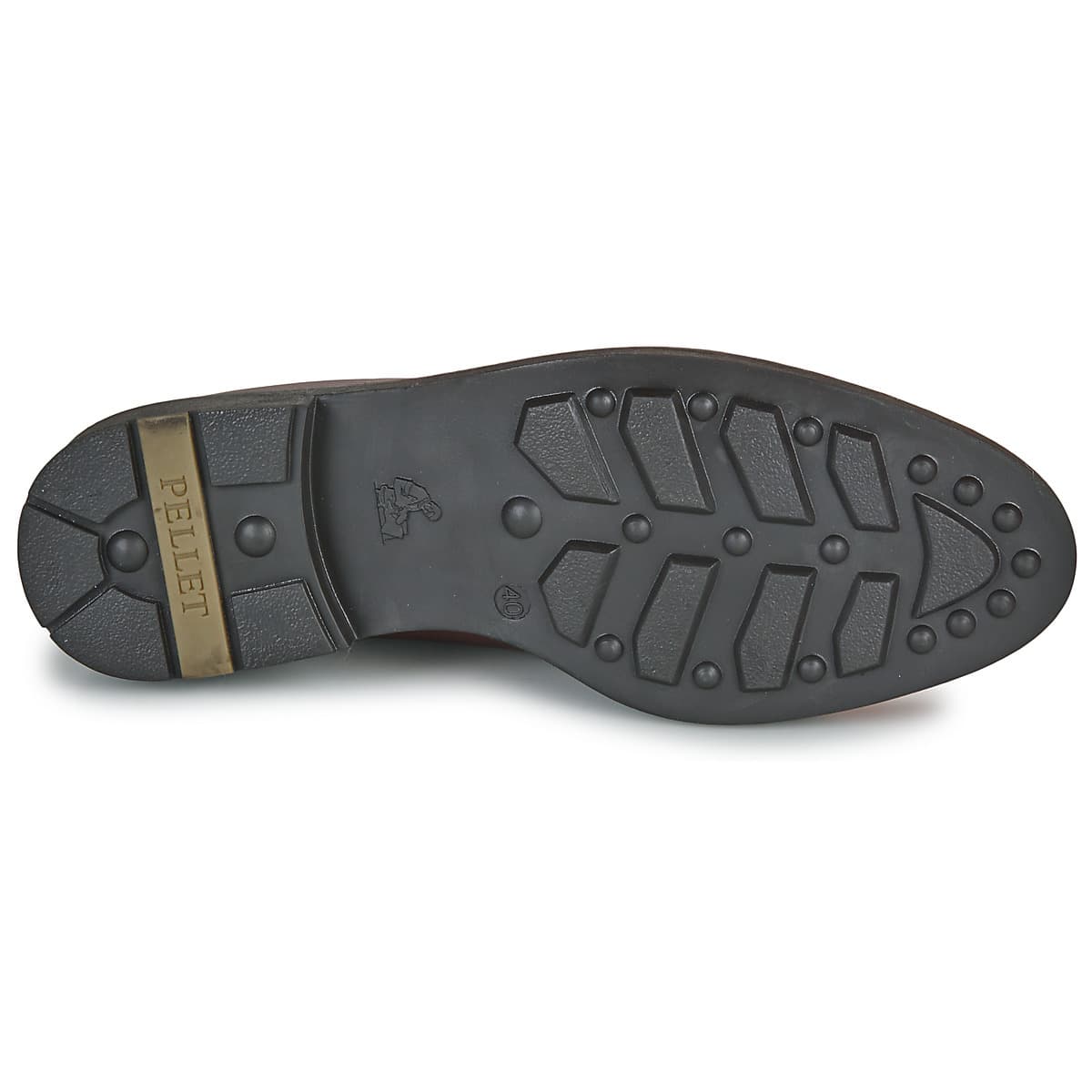 Women's Derby Shoes Pellet Bordeaux